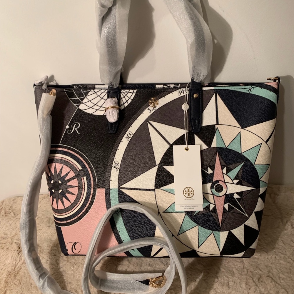 Tory Burch Multicolor Compass Crossbody Bag